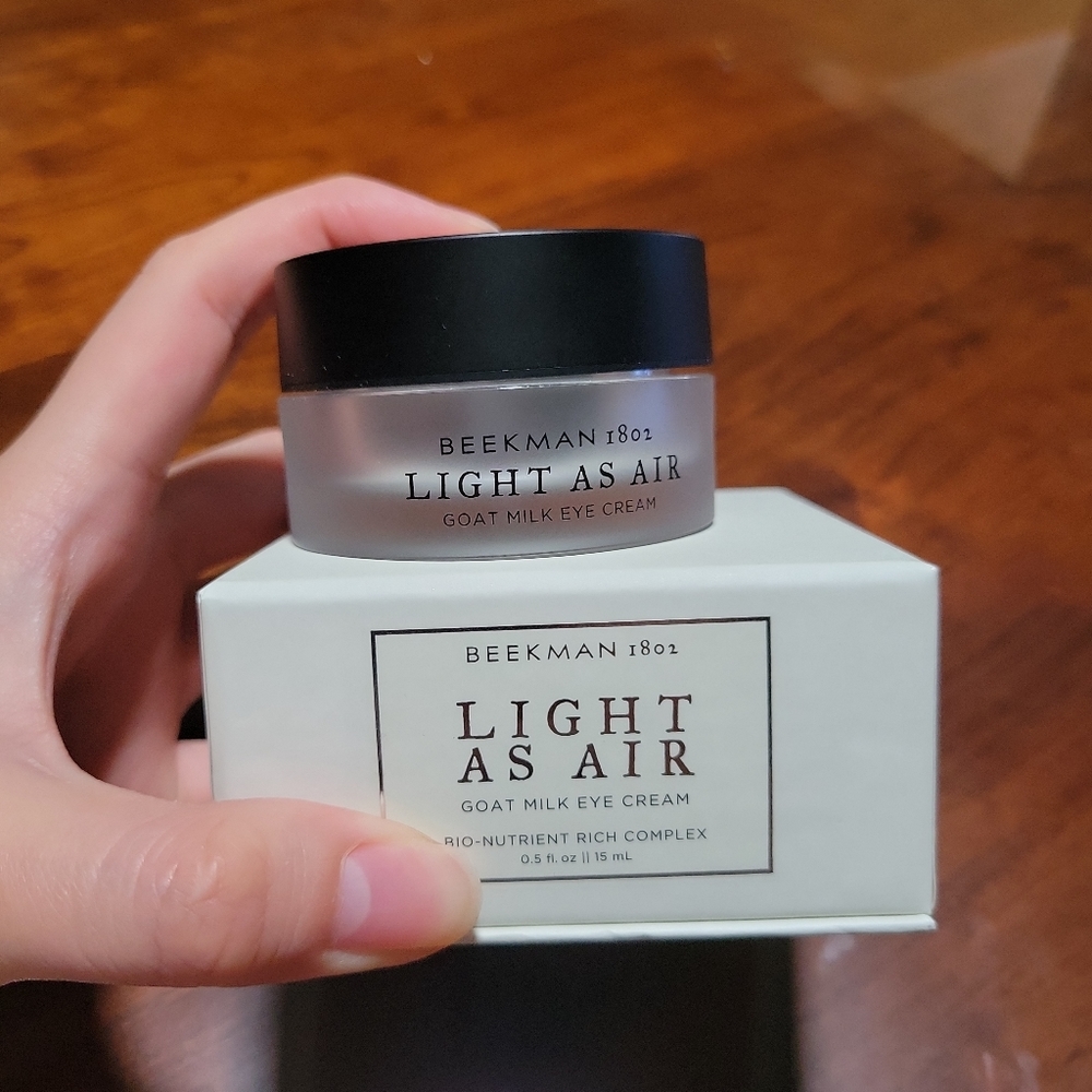 *SOLD* Brand New Beekman 1802 Light As Air Goat Milk Eye Cream 0.5oz fl Oz/15 mL